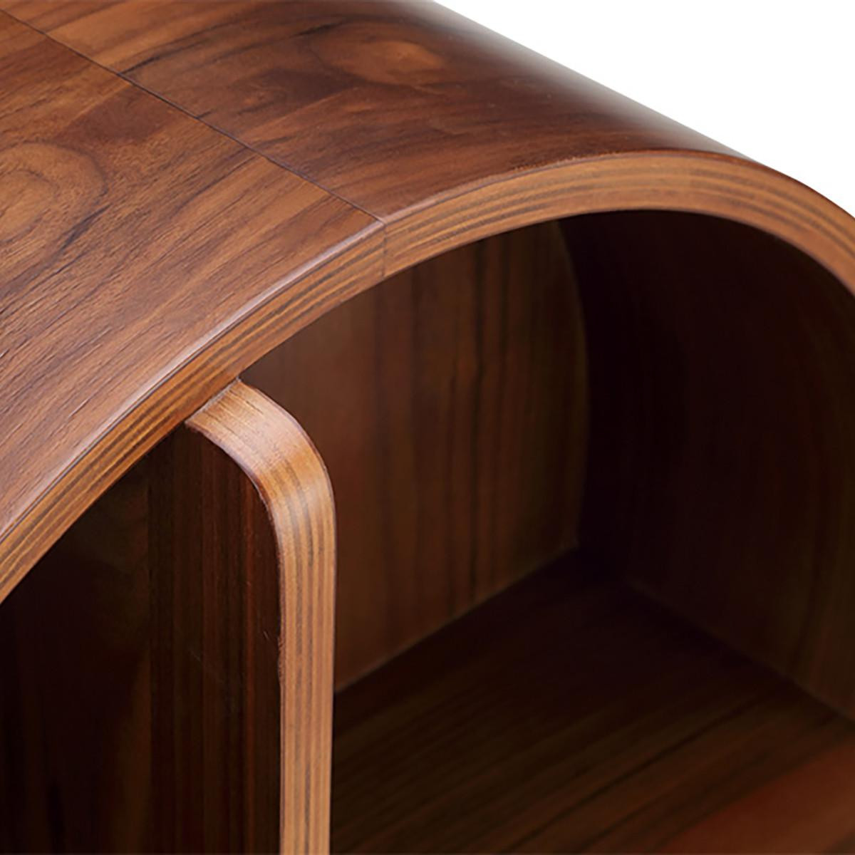 San Francisco Walnut Wall Shelf - Wooden Furniture Store