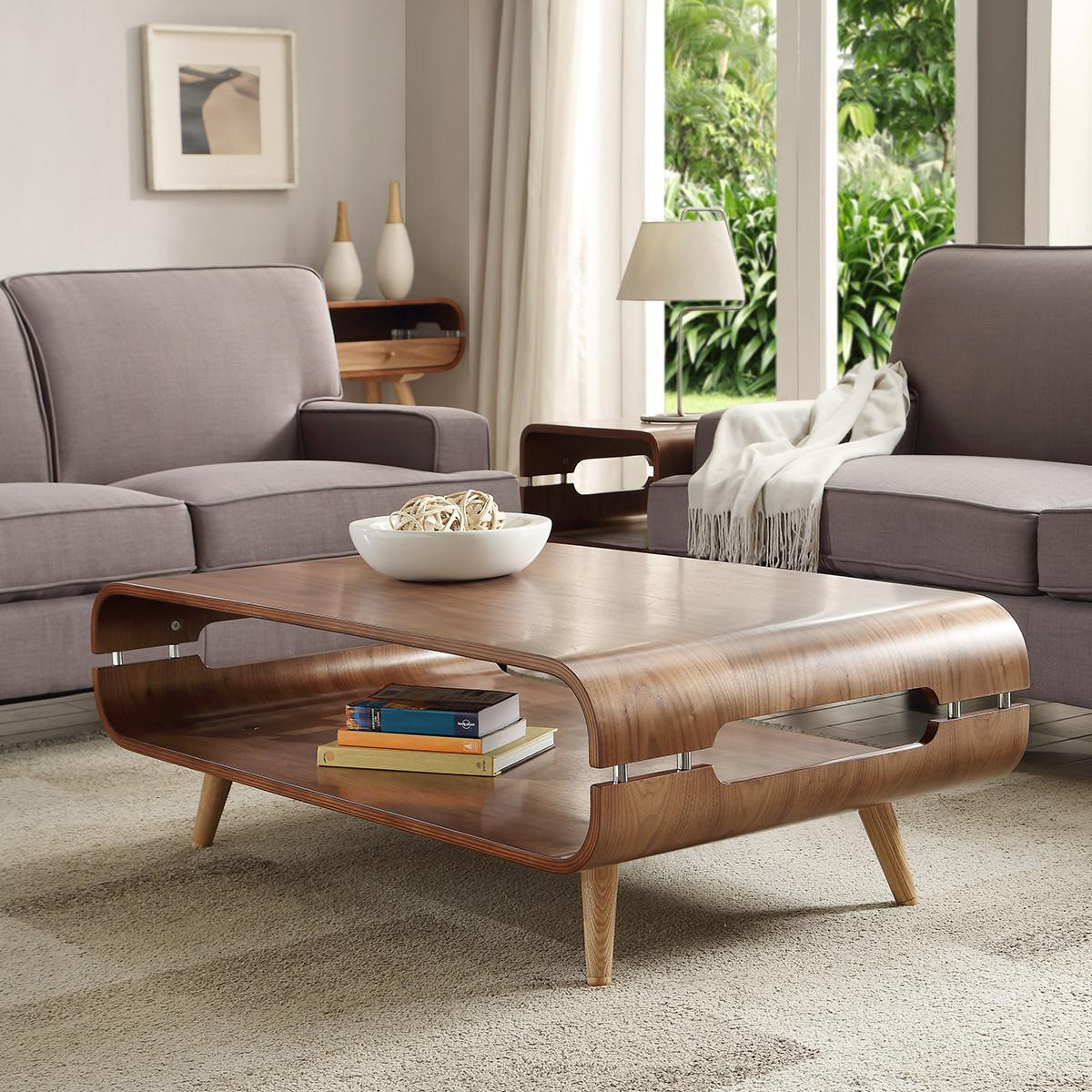 Roskilder Walnut Coffee Table - Wooden Furniture Store