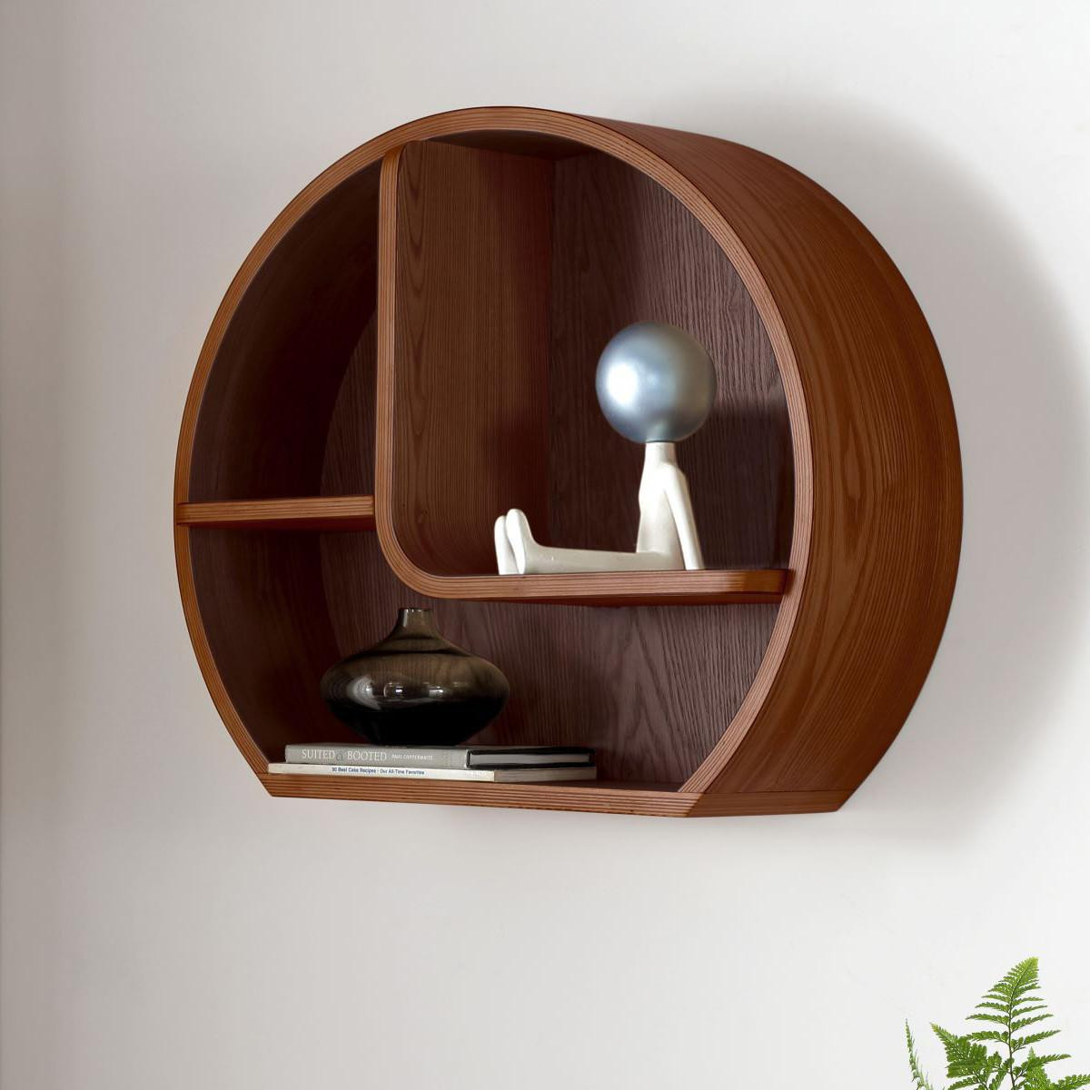 1 2 3 4 WOOD SHELF WALNUT 4点セット 新品 San Francisco Walnut Wall Shelf - Wooden Furniture Store