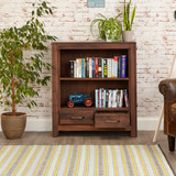 Mayan Walnut Low Bookcase - CWC01B - 2