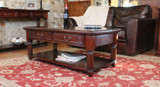 Mahogany Coffee Table With Drawers La Roque - IMR08A - 2