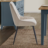 The Signature Blue Dining Chair (Pack of Two - MINK) is an attractive addition to your home - CFR03D