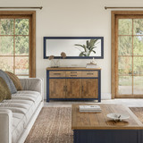 The Splash of Blue Sideboard 3 Door / 4 Drawer is an eco-friendly item made from reclaimed timber