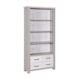 Greystone Large Open Bookcase with Drawers VTTG01A