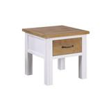 Splash of White Lamp Table with Drawer VTTW10B
