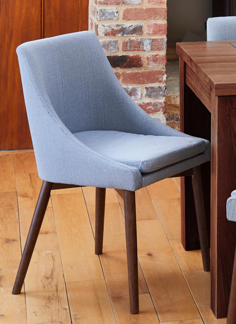 Shiro Walnut Slate Grey Dining Chairs (Pack of 2) CDR03L Shiro Walnut Slate Grey Dining Chairs (Pack of 2) CDR03L