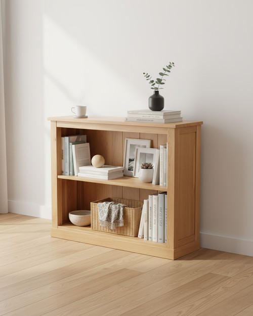 Stockbury Oak Low Bookcase WFS-BH-SBO01B Stockbury Oak Low Bookcase WFS-BH-SBO01B