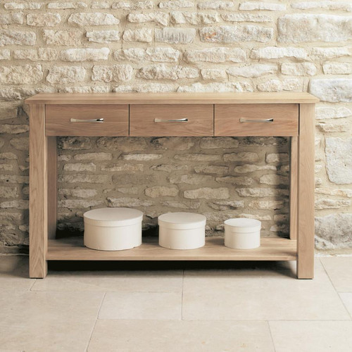 Mobel Oak Console Table COR02C Mobel Oak Console Table COR02C