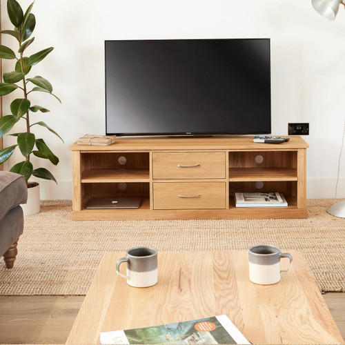 Mobel Oak Mounted Widescreen Television Cabinet COR09E Mobel Oak Mounted Widescreen Television Cabinet COR09E