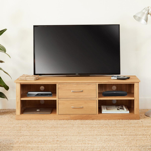Mobel Oak Mounted Widescreen Television Cabinet COR09E Mobel Oak Mounted Widescreen Television Cabinet COR09E