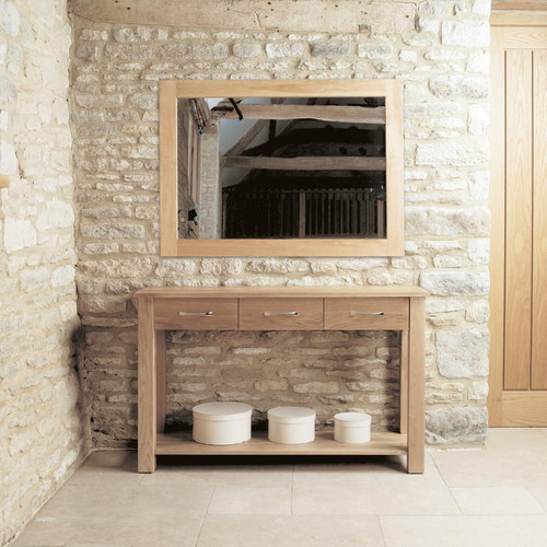 Mobel Oak Medium Wall Mirror COR16B Mobel Oak Medium Wall Mirror COR16B