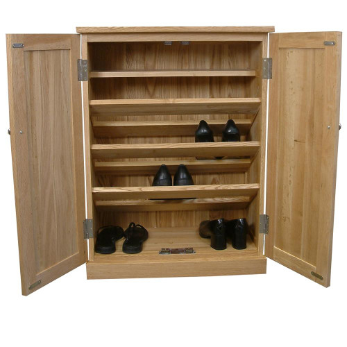 Mobel Oak Shoe Cupboard COR20A Mobel Oak Shoe Cupboard COR20A