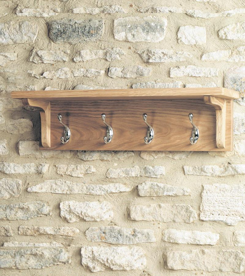 Mobel Oak Wall Mounted Coat Rack COR20B Mobel Oak Wall Mounted Coat Rack COR20B