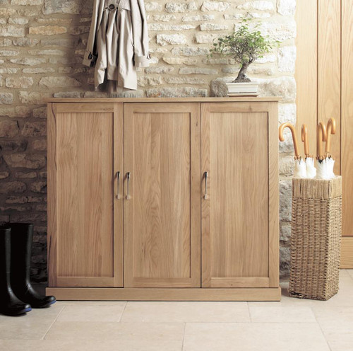 Mobel Oak Extra Large Shoe Cupboard COR20F Mobel Oak Extra Large Shoe Cupboard COR20F