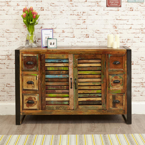 Urban Chic 6 Drawer Sideboard IRF02B Urban Chic 6 Drawer Sideboard IRF02B