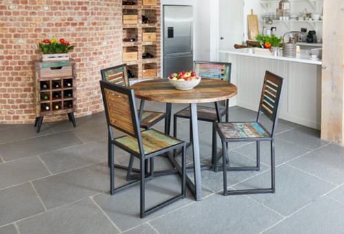 Urban Chic Round Dining Table(100cm x 100cm) IRF04E Urban Chic Round Dining Table(100cm x 100cm) IRF04E