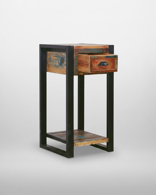 Marari Reclaimed Plant Stand/Lamp Table