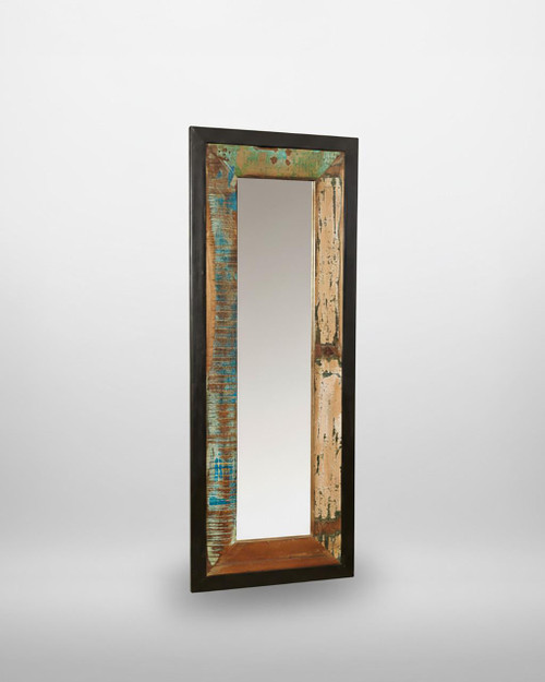 Urban Chic Mirror medium, a decorative wall mirror with a distressed, vintage-inspired frame that hangs either landscape or portrait. Urban Chic Mirror medium, a decorative wall mirror with a distressed, vintage-inspired frame that hangs either landscape or portrait.