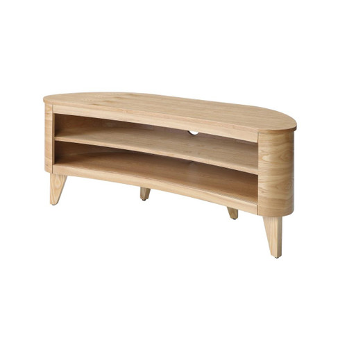 San Francisco Curved Light Oak TV Stand JF709-O San Francisco Curved Light Oak TV Stand JF709-O
