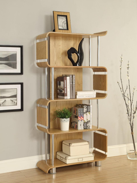 NuHolme Office Oak Bookcase NUH003-OB NuHolme Office Oak Bookcase NUH003-OB