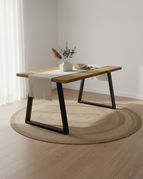 Hulstone Industrial Reclaimed Medium A-Frame Leg Dining Table - WFS-BH-HUL04G Hulstone Industrial Reclaimed Medium A-Frame Leg Dining Table - WFS-BH-HUL04G