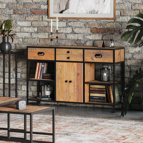 Ooki Large Console Table With Doors VBR02E Ooki Large Console Table With Doors VBR02E
