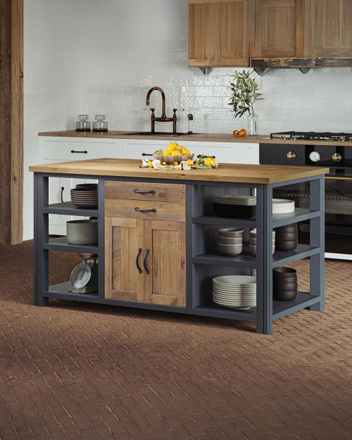 Splash of Blue Kitchen Island VTTB02E Splash of Blue Kitchen Island VTTB02E