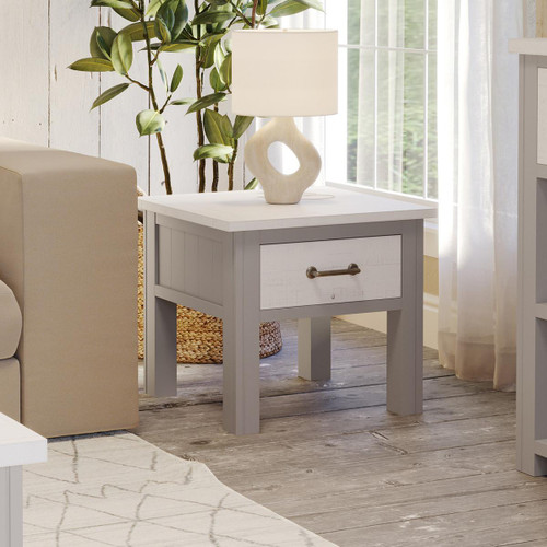 Greystone Lamp Table With drawer VTTG10B Greystone Lamp Table With drawer VTTG10B