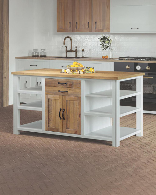 Splash of White Kitchen Island VTTW02E Splash of White Kitchen Island VTTW02E