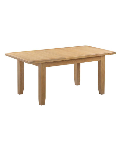 Hampton Oak Extending Dining Table HO400-403-075, a solid oak extension dining table with natural wood finish, featuring a smooth surface and sturdy legs. Hampton Oak Extending Dining Table HO400-403-075, a solid oak extension dining table with natural wood finish, featuring a smooth surface and sturdy legs.