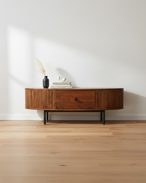 Menara Oval Coffee Table with Drawer