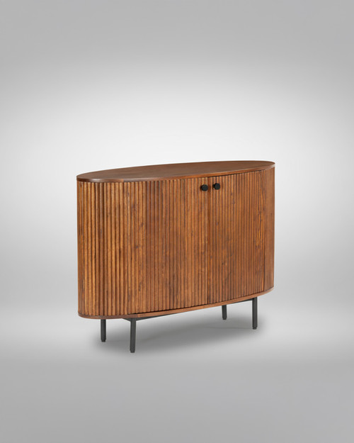 Menara Small Oval Sideboard with Two Doors