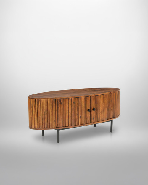 Menara Oval TV Cabinet Sideboard with Two Doors