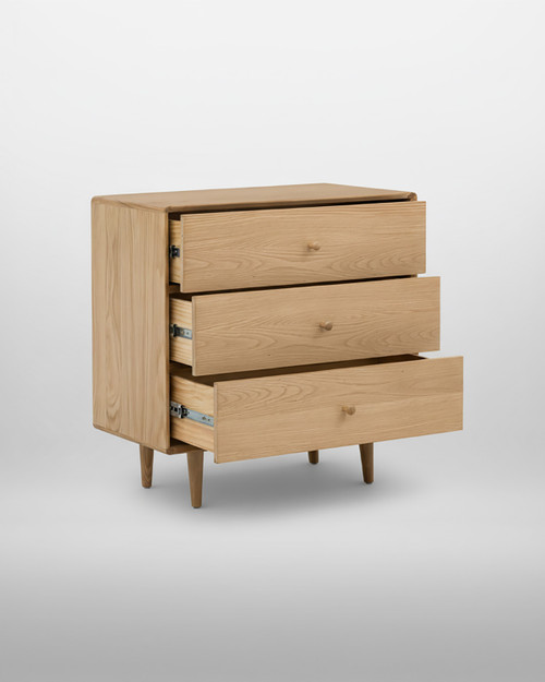 Parnell Oak Three Drawer Chest