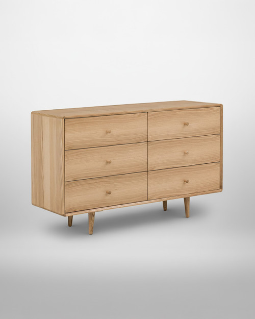 Parnell Oak Six Drawer Chest