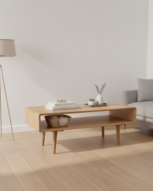 Parnell Oak Coffee Table with Open Storage Parnell Oak Coffee Table with Open Storage