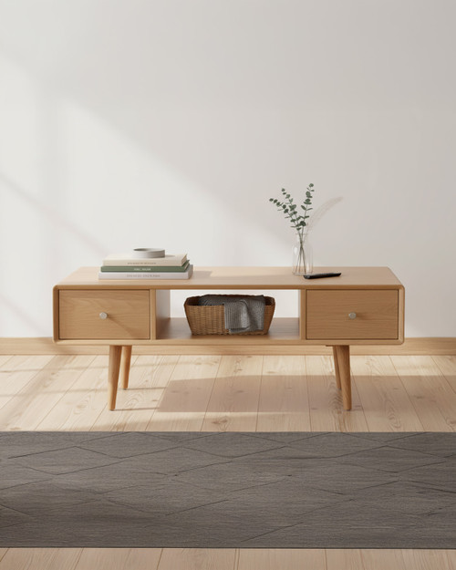 Parnell Oak Coffee Table with Drawers Parnell Oak Coffee Table with Drawers