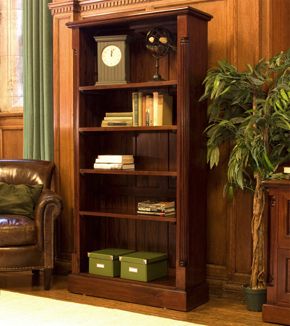 La Roque Tall Open Mahogany Bookcase - IMR01A - 1