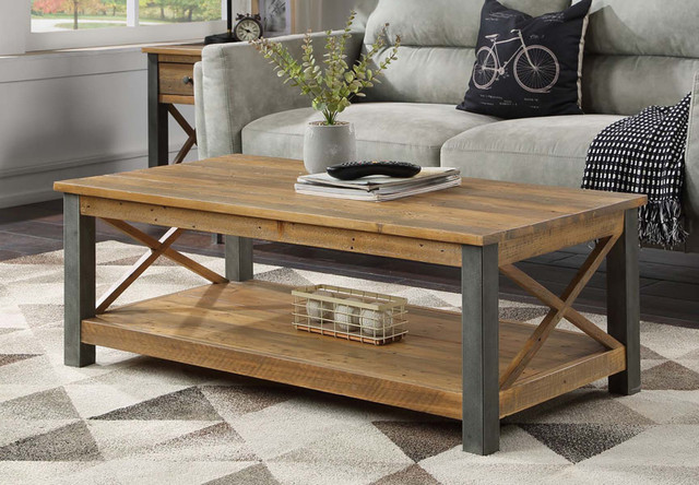 Urban Elegance Reclaimed Coffee Table - VPR08A - 1