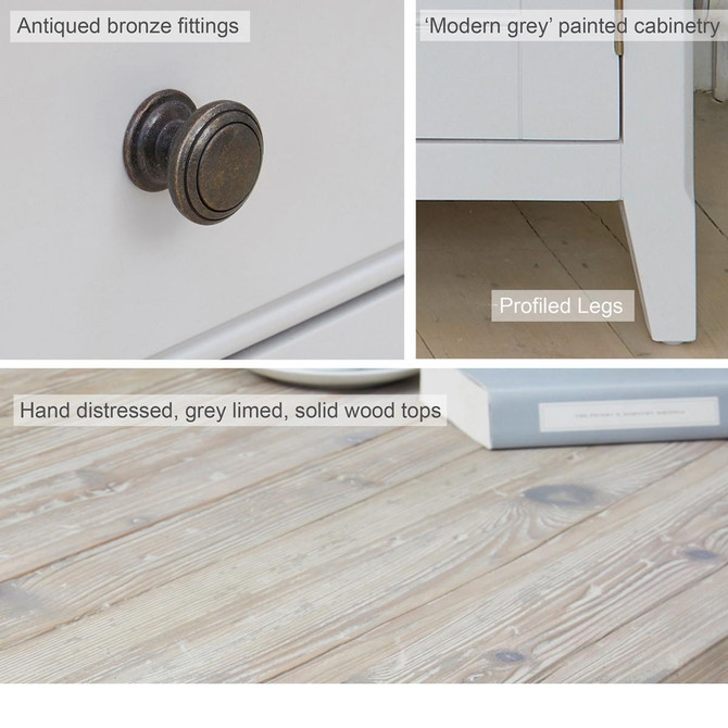 Signature Grey Large Sideboard CFF02A