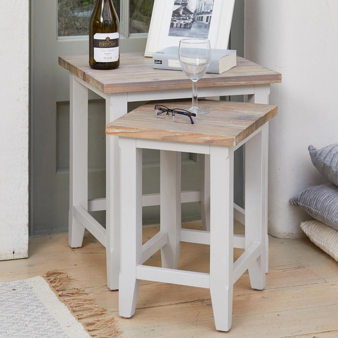 Signature Grey Nest of Two Tables CFF08B