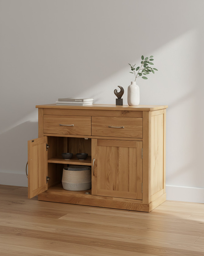 Stockbury Oak Small Sideboard WFS-BH-SBO02D Stockbury Oak Small Sideboard WFS-BH-SBO02D