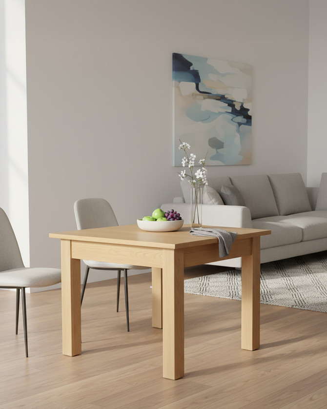 Stockbury Solid Oak Four Seat Dining Table WFS-BH-SBO04A Stockbury Solid Oak Four Seat Dining Table WFS-BH-SBO04A