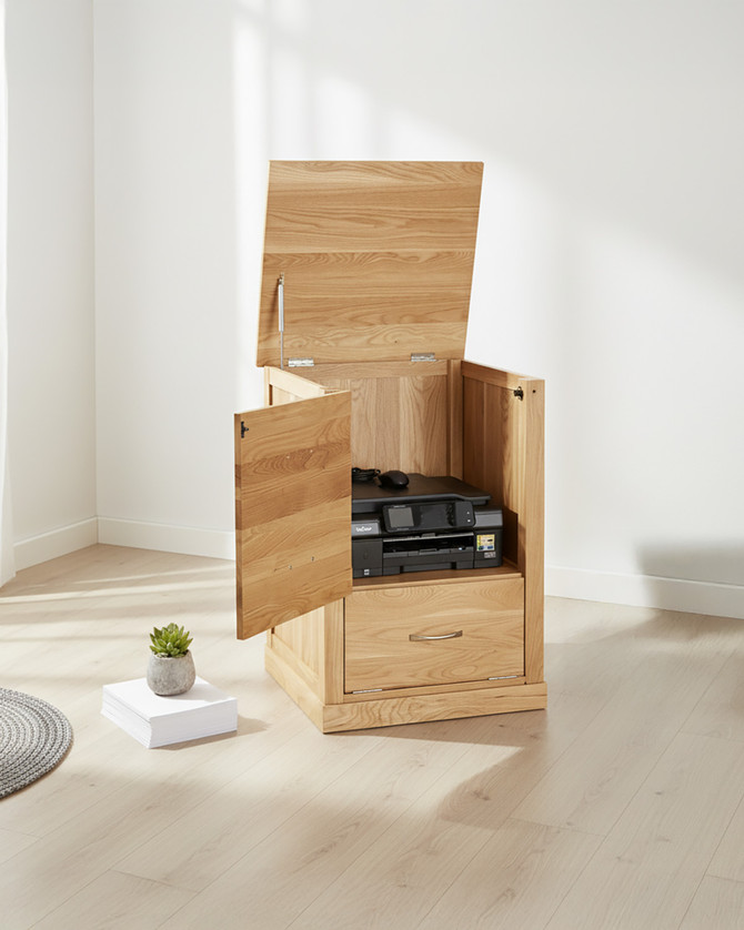 Stockbury Oak Printer Cupboard WFS-BH-SBO07C
