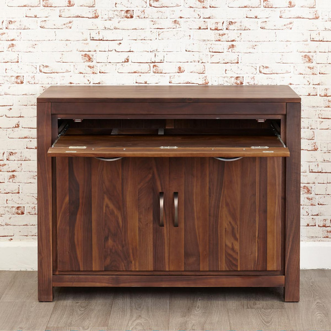 Mayan Walnut Hidden Home Office CWC06A