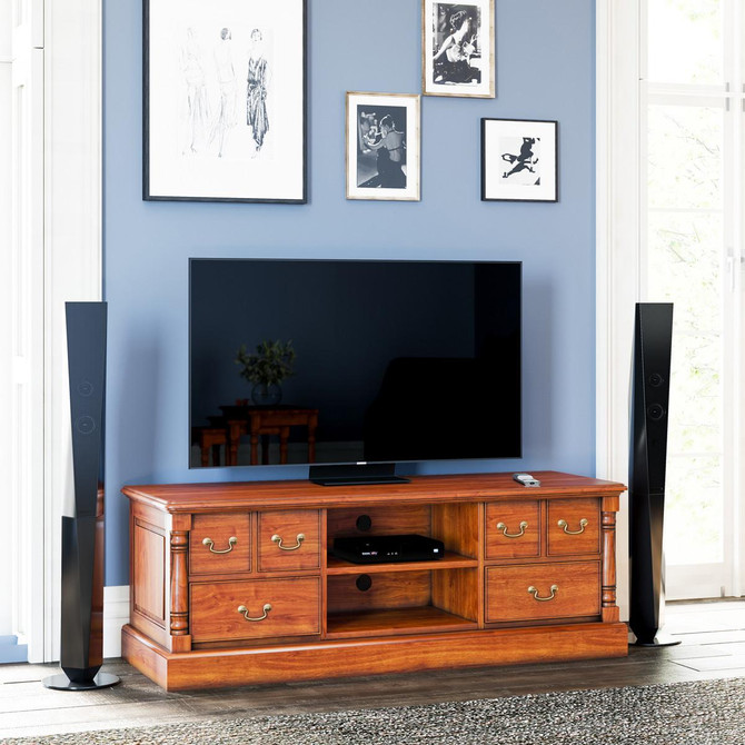 Broomfield Mahogany Widescreen Television Cabinet IMD09A