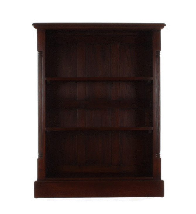 La Roque Low Open Mahogany Bookcase IMR01B