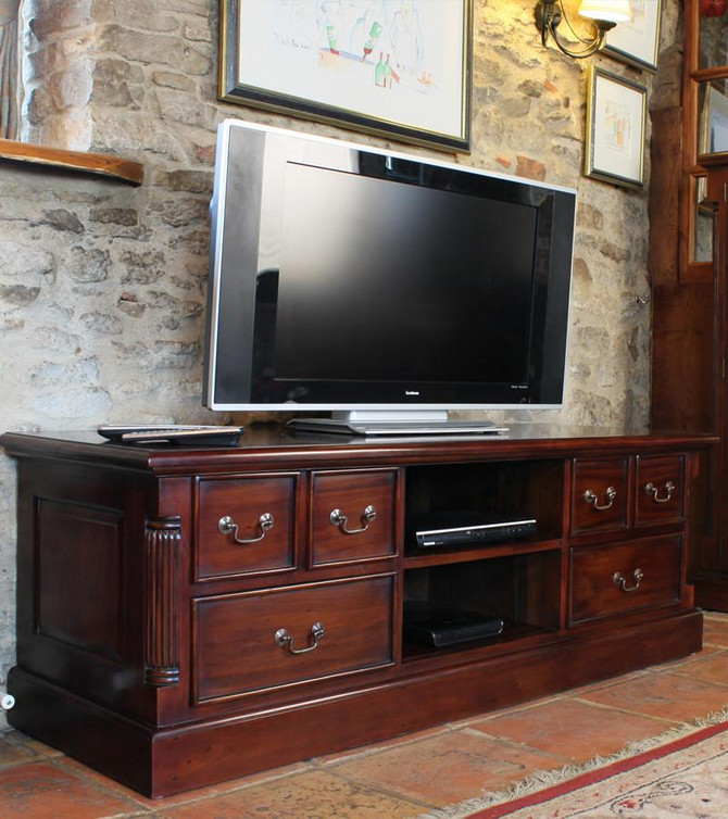 Mahogany Widescreen Television Cabinet IMR09A