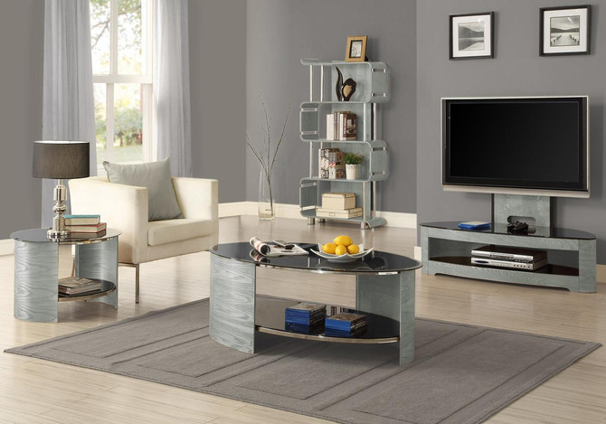 Curve Grey Bookcase JF-BS201-GB