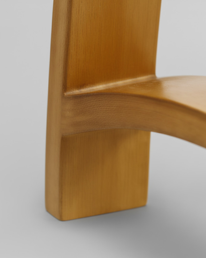 Curved 130cm Home Office Table in Oak